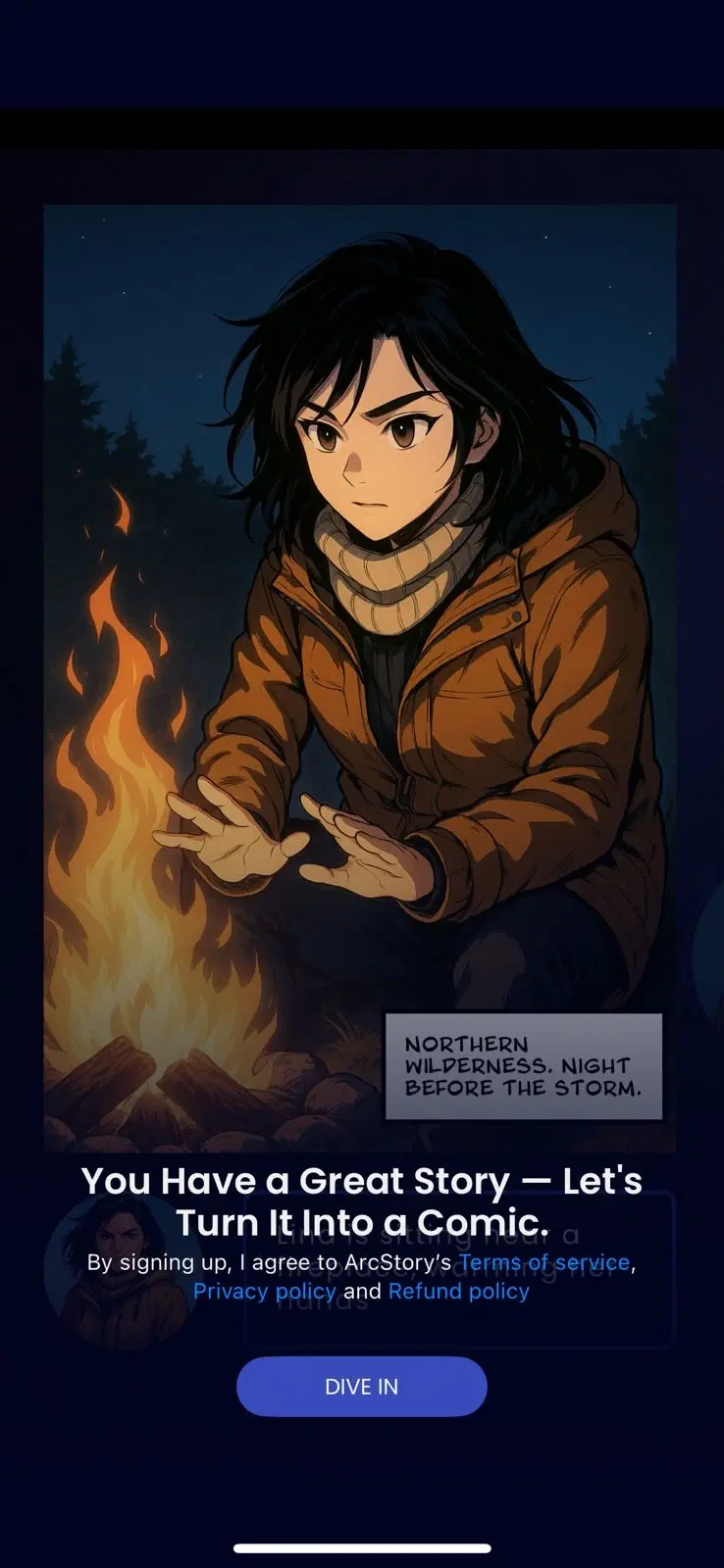 ArcStory character customization and caricature locking