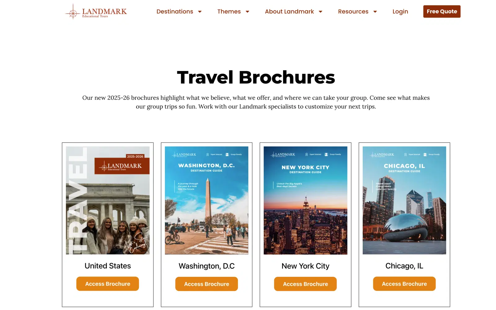 Landmark Educational Tours — Multi-Tenant University Travel Marketplace