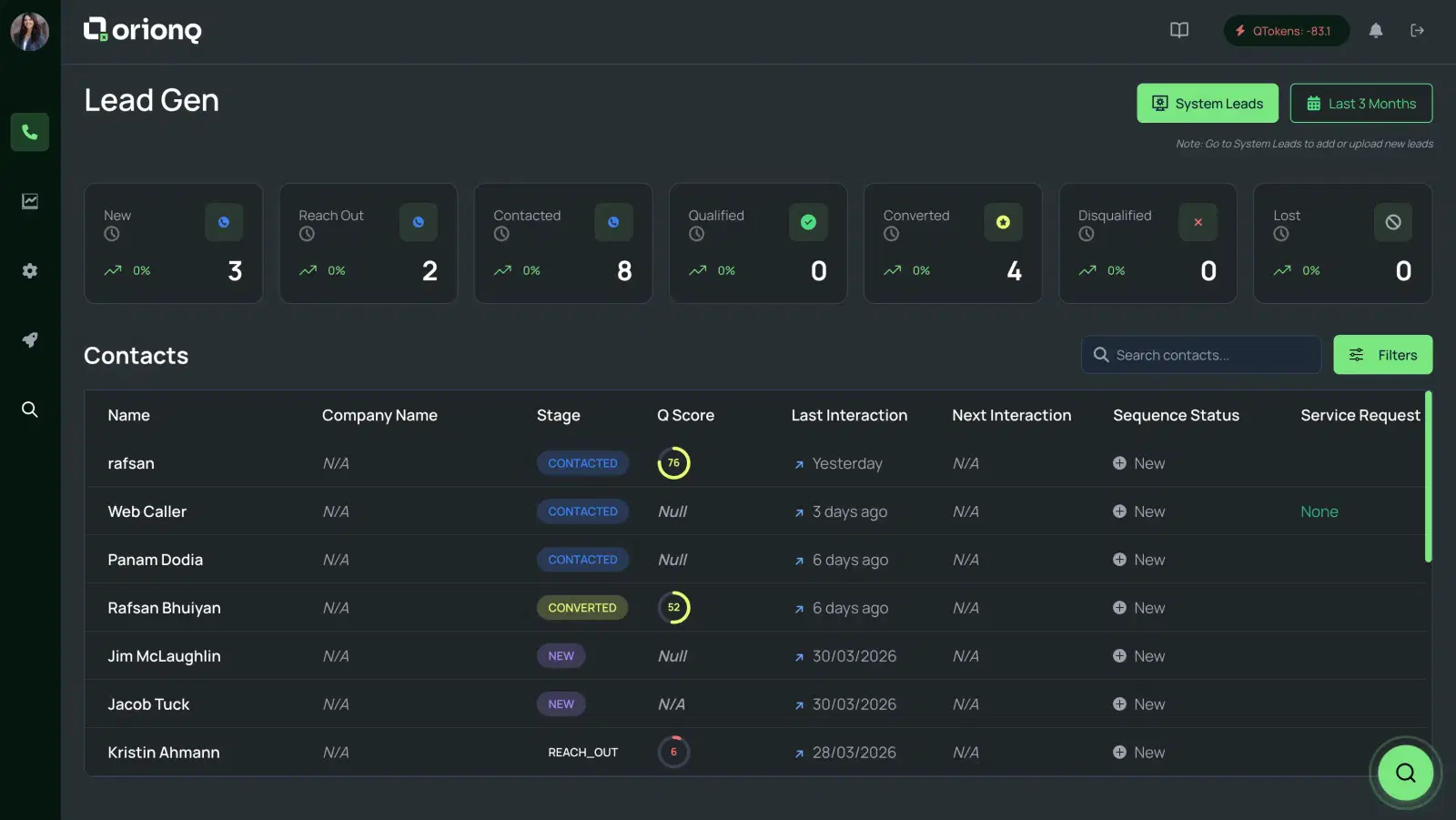 OrionQ omnichannel communication hub