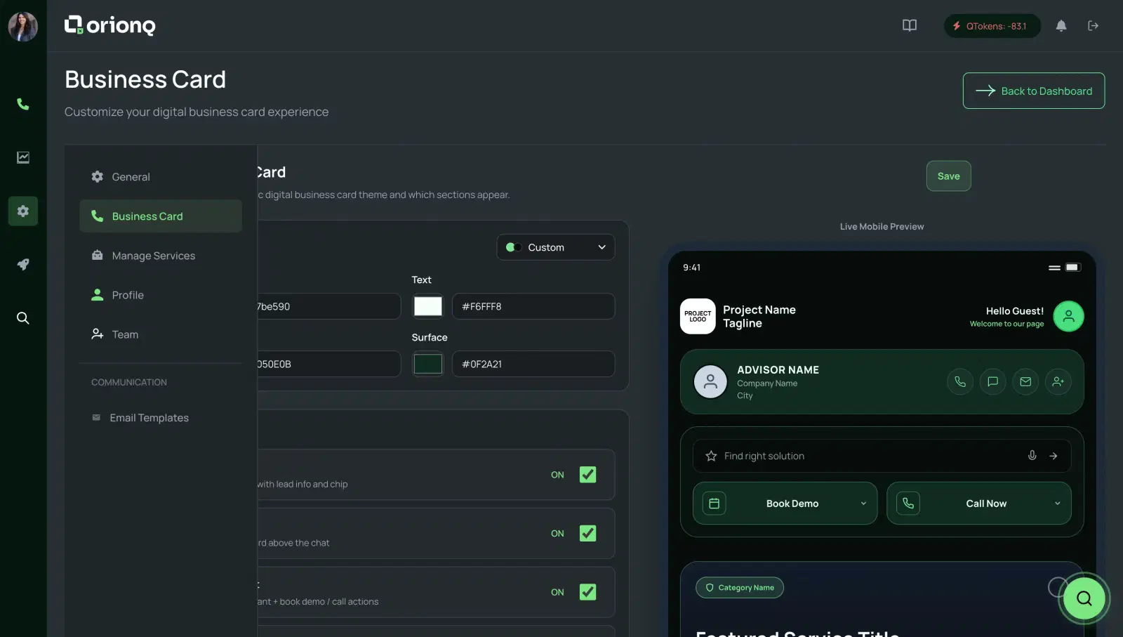 OrionQ LangChain intelligent routing workflow